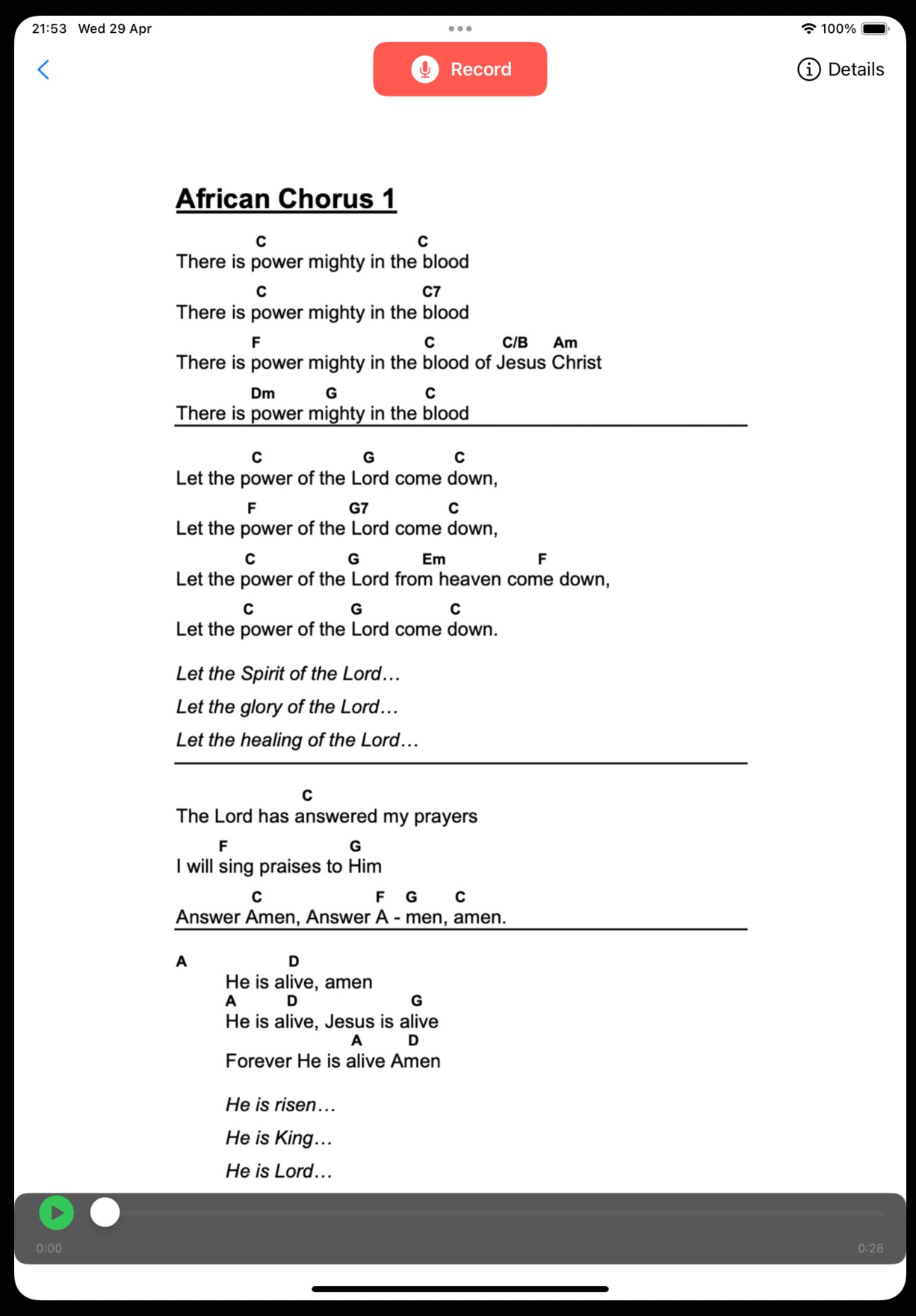 MusDis Song Page Viewer